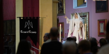 Los cultos a Nuestra Señora del Rosario en Sus Misterios Dolorosos finalizaron con una eucaristía en su festividad