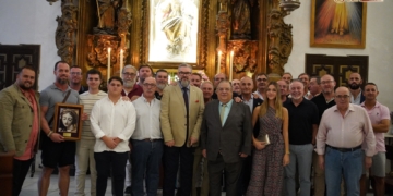 La JCC celebró a su Patrona con una eucaristía, ofrenda floral y el homenaje a Juan Pérez Barrionuevo