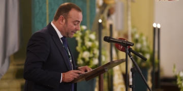 Una misa y la exaltación de Javier Padillo pusieron fin al XX aniversario de la bendición de Santa Elena