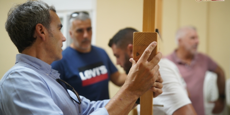 Tallaje en las cuadrillas de la Hermandad de Humildad y Paciencia como previa de los primeros ensayos
