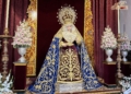 La Virgen del Rosario de Montesión en Besamano con motivo de los cultos en su capilla