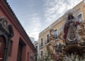 La Virgen de la Encarnación procesionó desde los Terceros con el inigualable acompañamiento musical de Tejera
