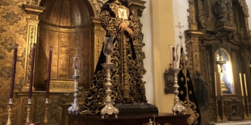 Jesús de Medinaceli será trasladado esta tarde a su altar de Quinario en la Iglesia Mayor