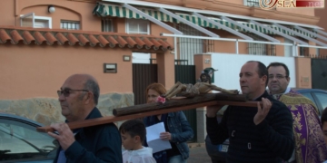 La Parroquia de la Oliva también preparó la llegada de la Semana Santa con un Vía-Crucis