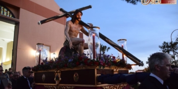 El Cristo de Humildad y Paciencia recorrió parte de la Ardila en su anual Vía-Crucis