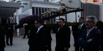 El Cristo de la Vera-Cruz salió por segunda vez en Vía-Crucis en esta Cuaresma