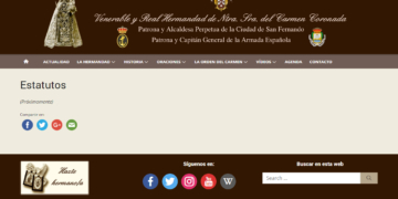 La Hermandad del Carmen anuncia próximos estatutos en su página web oficial