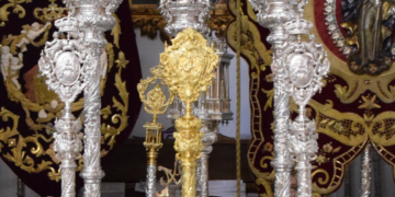 Dos varas y una patena de plata serán los estrenos de la Divina Pastora este año