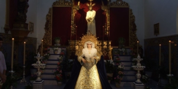La sevillana Virgen de la Salud de San Gonzalo estuvo expuesta en devoto besamano