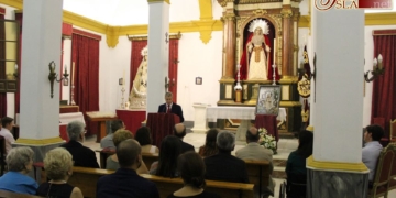Antonio Ramón Espiau dio a conocer el cartel anunciador de la procesión de las Mercedes
