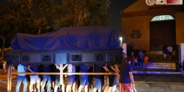 La JCC trasladó el paso de misterio de Humildad y Paciencia para la reforma en el monte