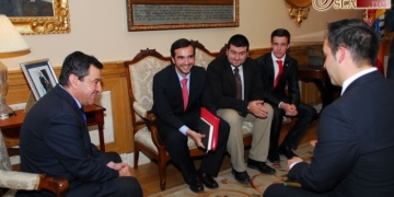 Los josefinos expusieron al alcalde las líneas maestras de la celebración del 225 aniversario de la Esclavitud