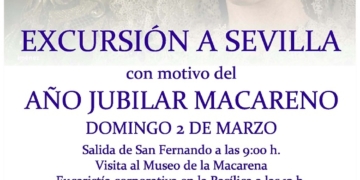 Excursión de la Hermandad del Rocío a la Basílica de la Esperanza Macarena
