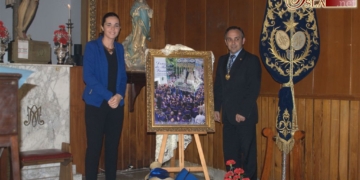 El cartel de Cristo Rey une a las cuadrillas de hermanos del Domingo de Ramos