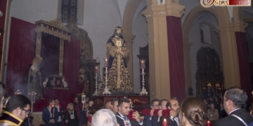 Jesús Cautivo preside el altar de Quinario tras el traslado y concierto de marchas