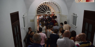 Largas colas en las primeras horas de votación del cabildo de elecciones de Nazareno