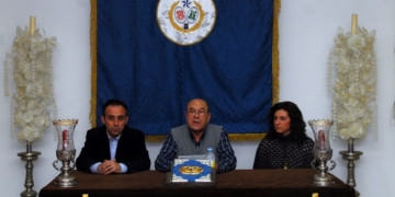 José Luis Sánchez recorrió entre anécdotas la historia de la Hermandad de Cristo Rey