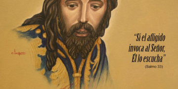 Cartel anunciador del Vía-Crucis del Consejo local de Hermandades y Cofradías de 2014
