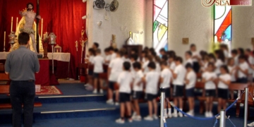 La Hermandad de la Resurrección organizó un encuentro con jóvenes escolares