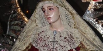 La Virgen de los Ángeles de Jerez ha estado expuesta en besamano durante el fin de semana