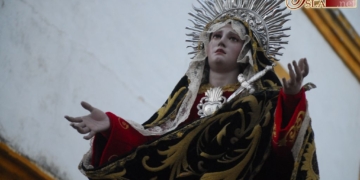 La Virgen del Mayor Dolor saldrá mañana en rosario de la aurora por el barrio del Cristo