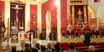 Los cofrades de Medinaceli dan comienzo al Quinario a Jesús Cautivo y Rescatado