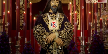 Jesús de Medinaceli en Besapié durante la jornada del primer viernes de marzo