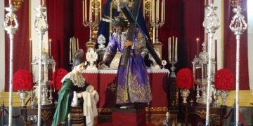 Altar extraordinario de Besapié de Jesús de la Misericordia con motivo del Año Jubilar