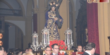 Jesús Nazareno fue trasladado al altar del Quinario que dará comienzo el martes