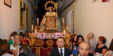 Los costaleros de la Pastora probarán el 16 de junio si su paso entra en el callejón de Ánimas