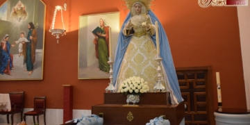 Tres Caídas retoma la semana que viene el Triduo en honor de la Virgen de las Angustias