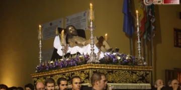 La Hermandad de la Soledad mejora, año a año, la puesta en escena de su Vía-Crucis