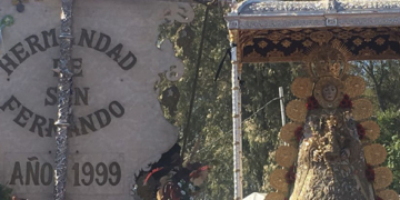 La Virgen del Rocío visitó al Simpecado de La Isla a las diez de la mañana
