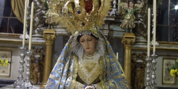 La Virgen de las Lágrimas de Cádiz expuesta en besamano tras no celebrarse en septiembre