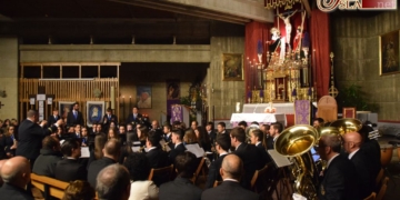 Los músicos de San José Artesano se prueban con marchas fúnebres en el Cristo