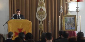 Recuerdos de los inicios de la cofradía en la presentación del cartel de Resurrección
