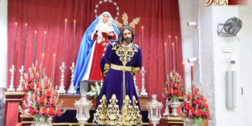 El Besapié a Jesús del Soberano Poder culmina el Triduo de Cuaresma en el Prendimiento
