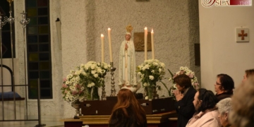 San José Artesano tercera parada de la Virgen de Fátima peregrina en San Fernando