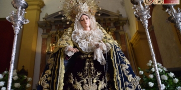 Hoy Viernes de Dolores no habrá Besamano a la Virgen de los Dolores de Nazareno