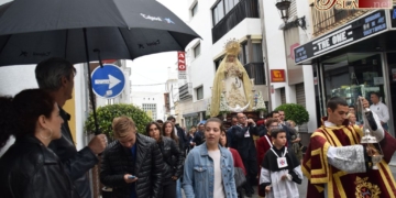 La Virgen de la Trinidad ha sido trasladada de forma exprés a las Capuchinas