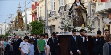 La Virgen del Carmen ya se encuentra en la Iglesia Mayor para participar en el Corpus