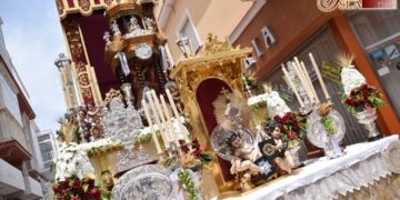 Misericordia, Servitas y Nazareno premios en este orden del concurso de altares de Corpus