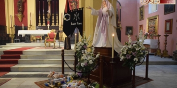 Solemne Función y recogida de víveres para finalizar los cultos a la Virgen del Rosario