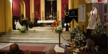 Una Función pone fin a los cultos en honor de la Virgen del Rosario en Sus Misterios Dolorosos