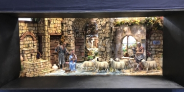 Huerto vuelve a montar el Belén que se puede visitar en la calle San Esteban