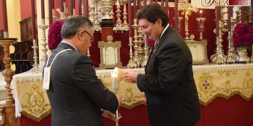 Medinaceli apadrinó a la Hermandad de la Expiración en el proyecto ‘Lágrimas de vida’