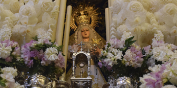 Recuerdo a Alfonso Berraquero en la candelería del palio de la Virgen de las Lágrimas