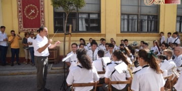 Marchas de la banda de Agripino Lozano para celebrar en la JCC la festividad del Rosario
