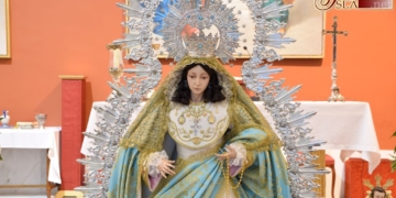 En la Bazán también se celebró la Inmaculada con el Besamano a la Reina de los Ángeles