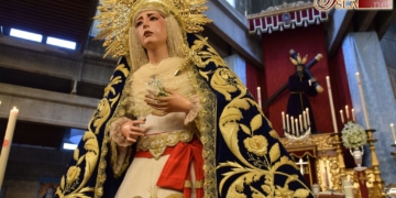 Besamano y Función para celebrar en Afligidos el dogma de la Inmaculada Concepción